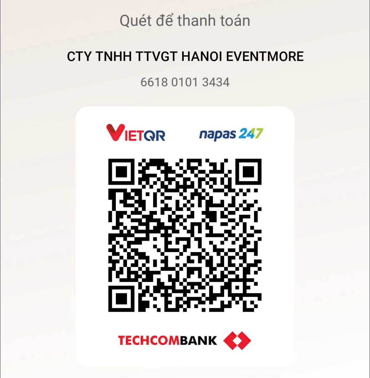 QR thanh toán Gala Festival Lụa Là Vang Sắc 2026